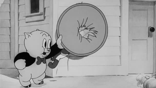 S12:E17 - Porky's Super Service / Rover's Rival / Porky's Building