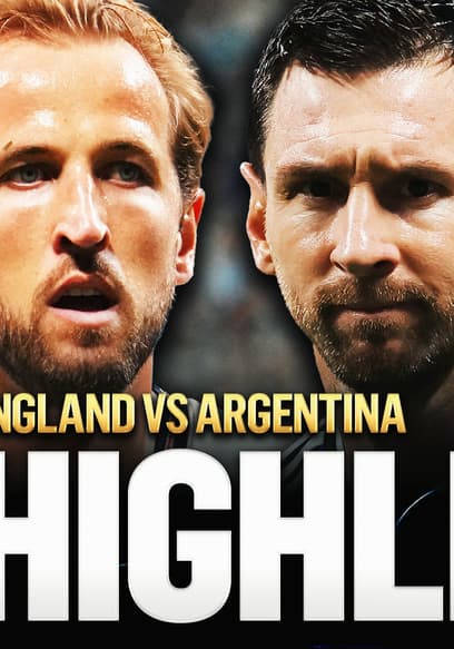 England vs. Argentina poster