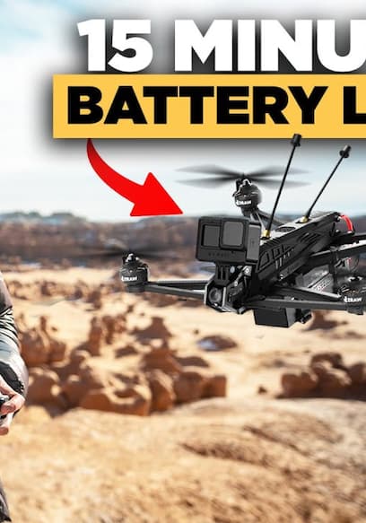S02:E10 - The Secret to Long Flight Times Cinematic FPV Lion Battery Test poster