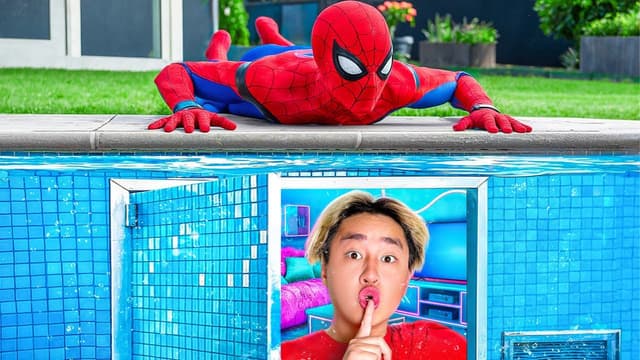 S01:E11 - Zhong Builds a Secret Room to Escape Spider-Man!