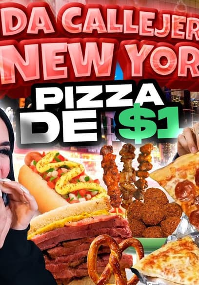 Póster de S01:E10 - Probando comida callejera en New York: pizza de 1 dollar
