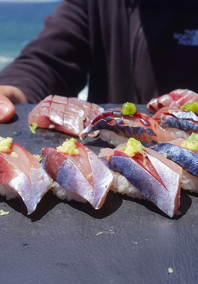 S01:E04 - Kayak Fishing for Squid and Mackerel: Sushi Fresh From the Sea poster