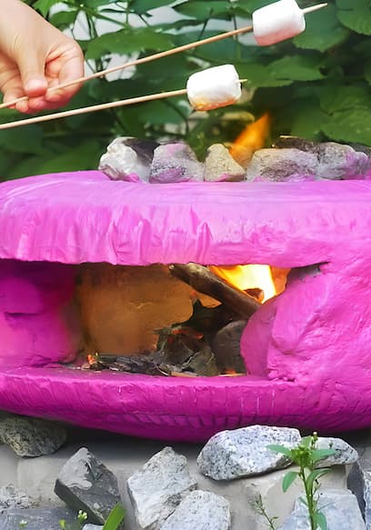 S02:E02 - DIY Outdoor Stove and Homemade BBQ for Nature Getaways poster