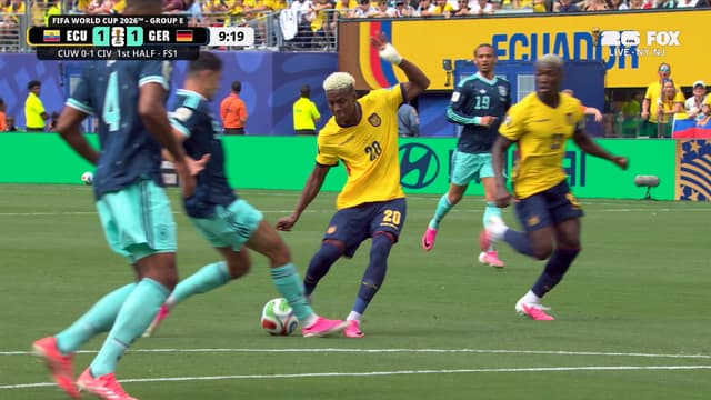 S2026:E159 - Nilson Angulo Pulls Ecuador Even With Goal From Outside the Box Against Germany