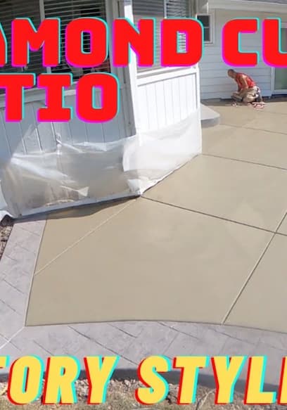 S01:E07 - Diamond Pattern Patio With Stamped Border poster