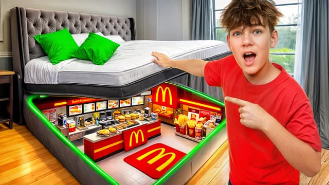 S01:E06 - I Built Secret Mcdonalds & Extreme Weather Challenge