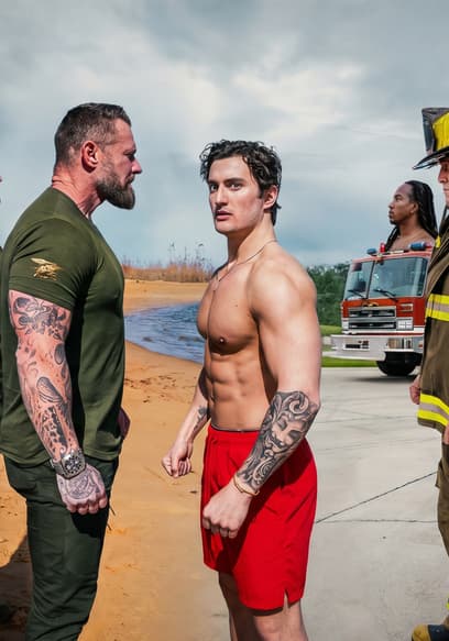 S01:E09 - U.S. Navy SEALs & Firefighters vs Bodybuilders Challenge poster