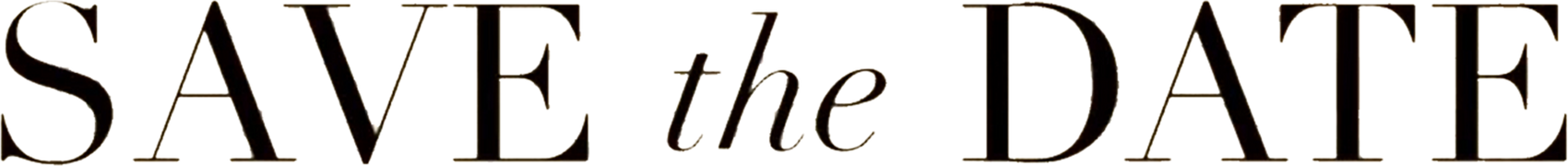 Save the Date