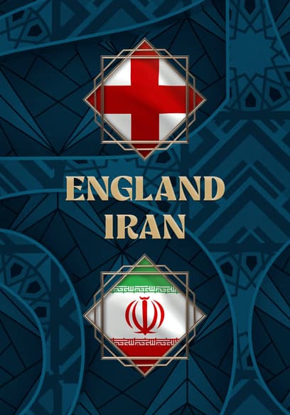 England vs. Iran poster