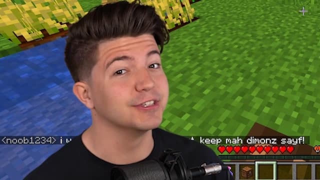 S01:E02 - 7 Ways to Steal Noob1234's Diamonds / I Built a Minecraft House on Top of the Nether