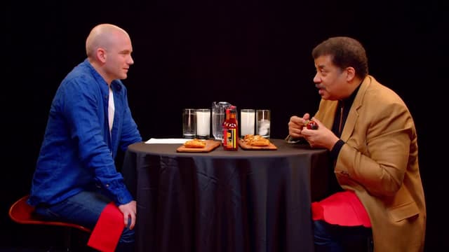 S03:E17 - Neil deGrasse Tyson Explains the Universe While Eating Spicy Wings