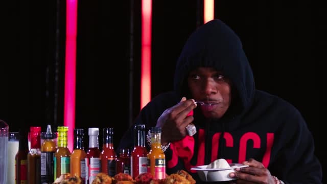 S10:E08 - DaBaby Crushes Ice Cream While Eating Spicy Wings