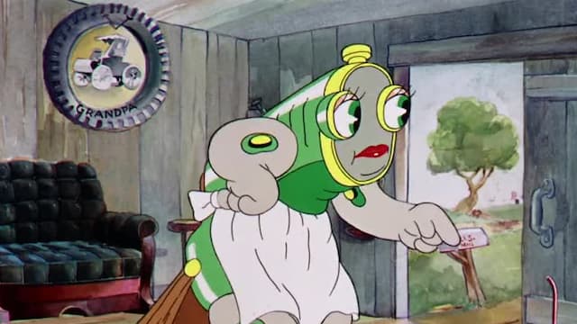 S12:E18 - Streamlined Greta Green / The Sunbonnet Blue / Egghead Rides Again