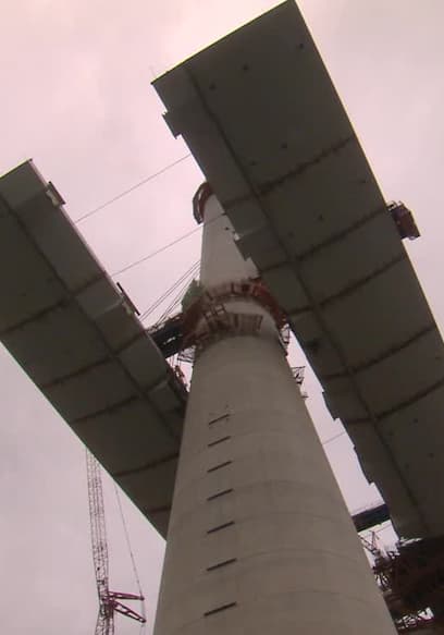 Watch Mega Builders S03:E02 - The Big Lift - Stonecutter's Bridge ...