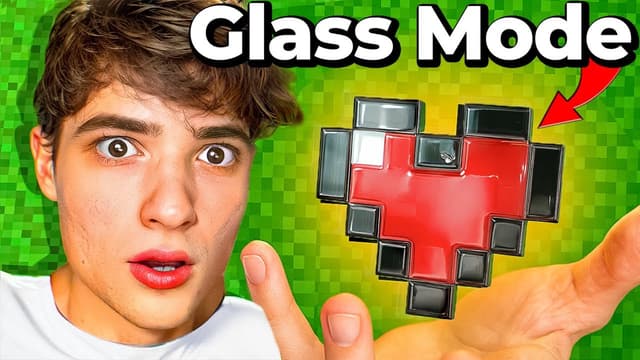 S01:E10 - Beat Minecraft Glass Mode