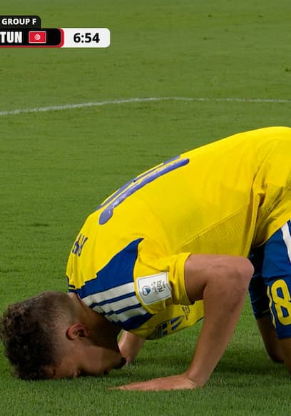 Yasin Ayari Puts Sweden Ahead With Stunner From Outside the Box vs. Tunisia poster