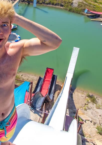 S01:E13 - I Visited the World's Biggest Backyard Waterpark! poster