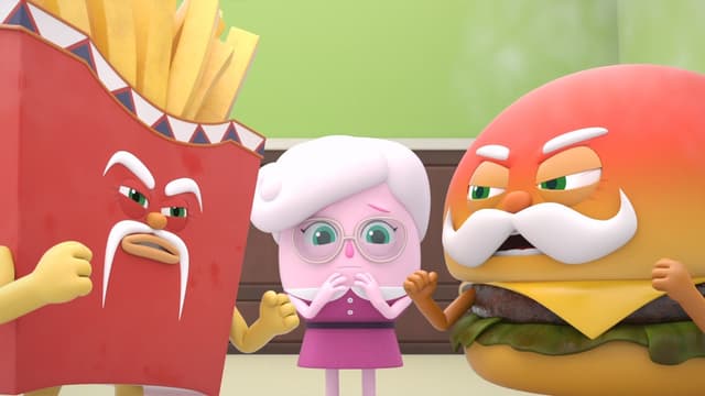 S04:E09 - Hamburger and French Fries / Ice Cream the Mukbang Star