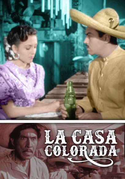 La casa colorada poster