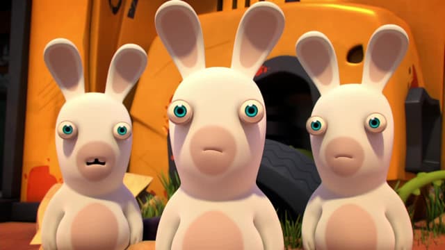 S02:E18 - El Rabbid invisible/El Ídolo De Los Rabbids/La Increíble Máquina Espacio-Temporal De Los Rabbids