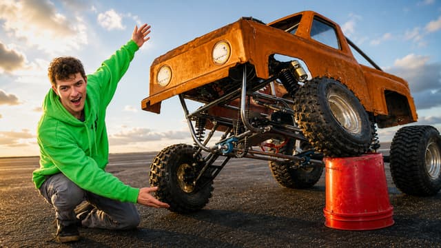S01:E13 - 4x4 Power Wheels Build With Real Truck Suspension