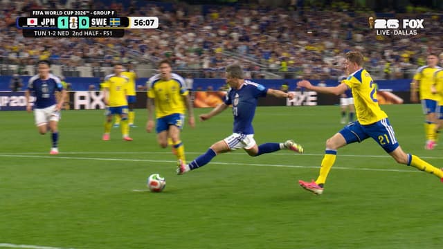 S2026:E162 - Japan's Ritsu Dōan Slots It Home After Excellent Build-Up Play vs. Sweden