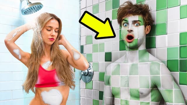 S01:E12 - $1 vs. $10,000 Extreme Camouflage!