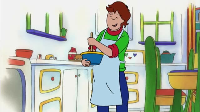 S02:E77 - Comic Caper! // Hide and Seek // Caillou's Clouds // Caillou Cleans Up