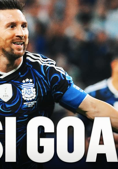 Lionel Messi Scores Free Kick Against Jordan, Becomes First to Score in Seven Straight FIFA World Cup™ Matches poster