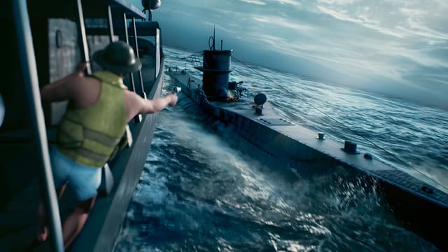 S01:E05 - Naked Against a Submarine