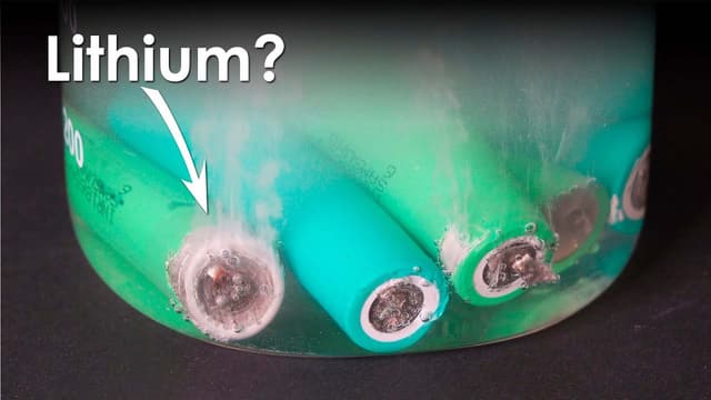 S01:E08 - How Much Lithium Can I Get From a Lithium - Ion Battery?