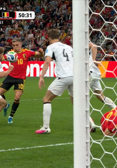 Leandro Trossard Scores His Second Goal of the Game, Extending Belgium's Lead Over New Zealand poster