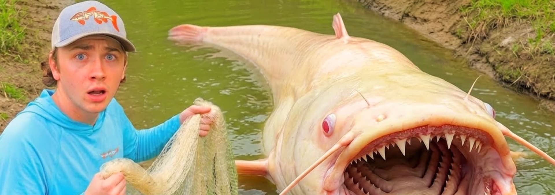 Watch Bass Fishing Productions S05:E03 - Net Trap Catches Tons of Fish ...