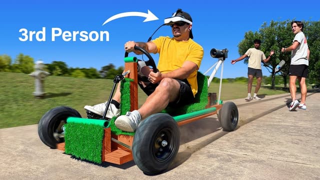 S01:E13 - I Built a GoKart That Drives in 3rd Person