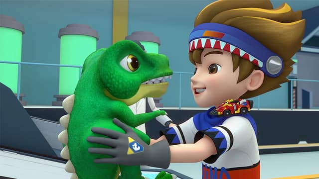 S01:E01 - Fight With Me, T-Rex! / Confront With the Hunting Team