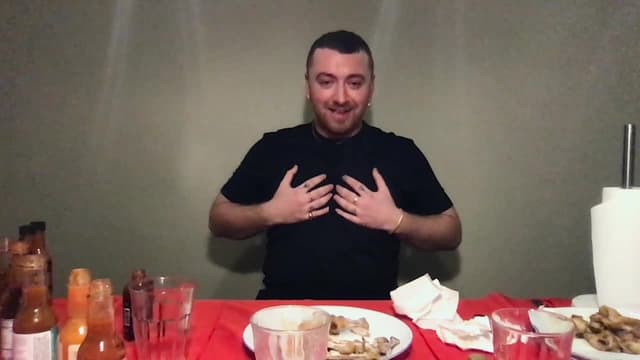 S13:E05 - Sam Smith Screams in Pain While Eating Spicy Wings