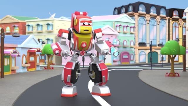 S01:E10 - ¡Ayuda! ¡Robot ambulancia les da a todos una poción para dormir! - Batalla épica de Transformer