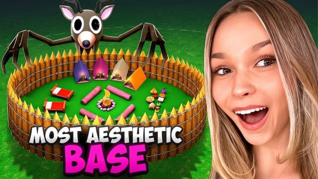 S01:E02 - I Built the MOST Aesthetic Base in 99 Nights in the Forest!