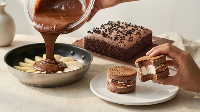 S01:E05 - Chocolate Dessert Trio: Castella, Pan Cake & S’mores