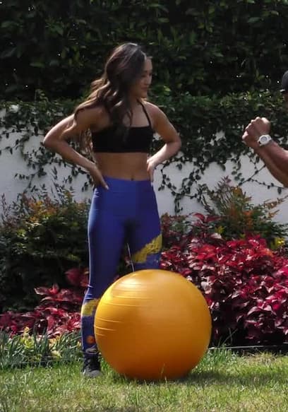 S01:E01 - 38 Min Stability Ball Workout poster