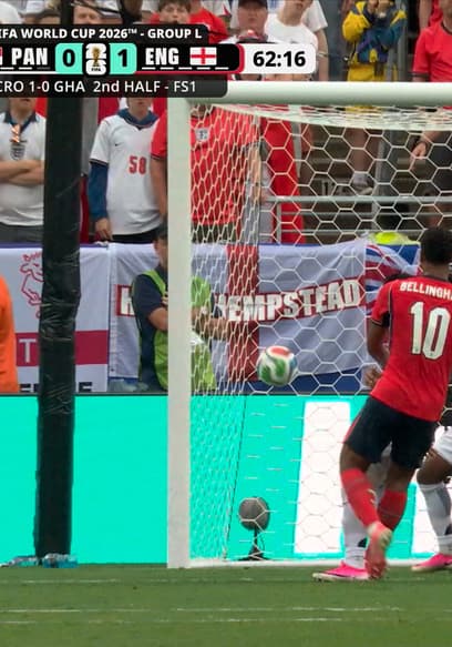 Jude Bellingham Scores Off Corner to Give England Lead Over Panama poster