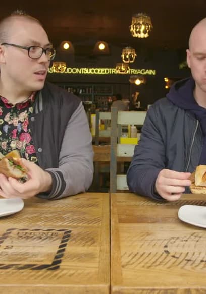 S01:E01 - Anthony Fantano and Sean Evans Review the Impossible Burger poster