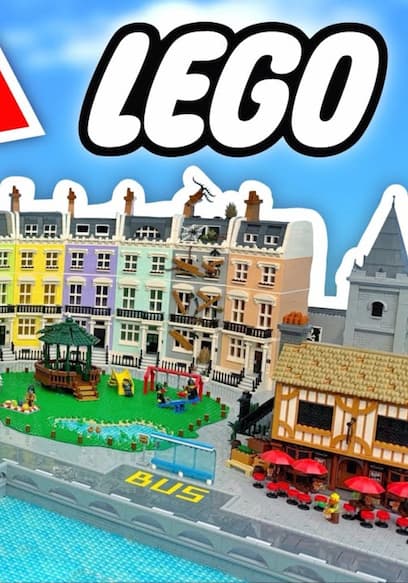 S01:E11 - I Built a GIANT LEGO City! (Neighbourhood) + Cats vs. Dominoes! poster