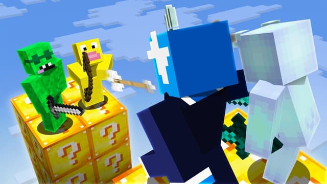 S01:É06 - S01:E06 - 2v2 Lucky Block Pillars Battle