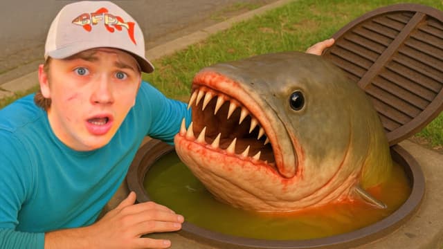 S01:E05 - I Found a Sewer FILLED With MONSTER FISH!