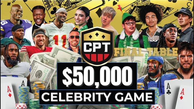 S01:E05 - Adrian Peterson, Dixie D'Amelio, and Kyle Juszczyk Bet Big in CPT Invitational VI - The Final Table