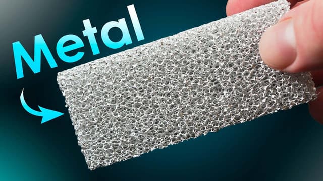 S01:E09 - Metal Foam – the Most Challenging Material to Make!