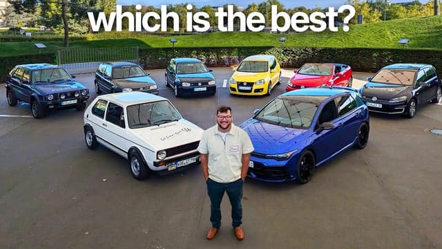 S01:E08 - We Tested EVERY Generation VW Golf