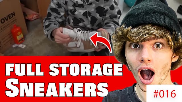 S01:E15 - I Bought an ABANDONED STORAGE UNIT Full of SNEAKERS! Crazy Profit