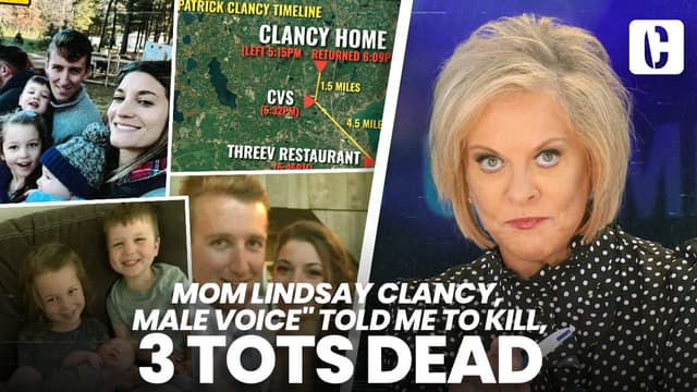 S01:E96 - Mom Lindsay Clancy, "Male Voice" Told Me to Kill, 3 Tots Dead